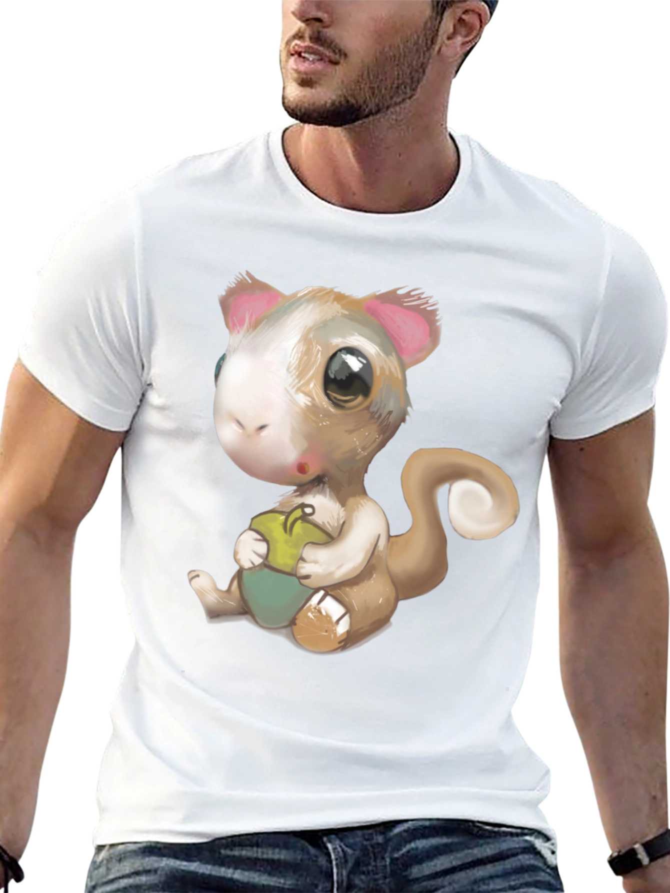 Cute Squirrel Graphic T-Shirt