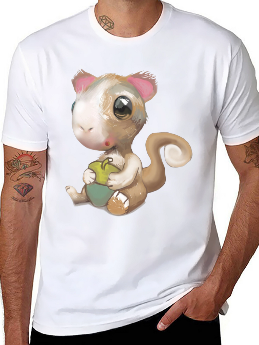 Cute Squirrel Graphic T-Shirt