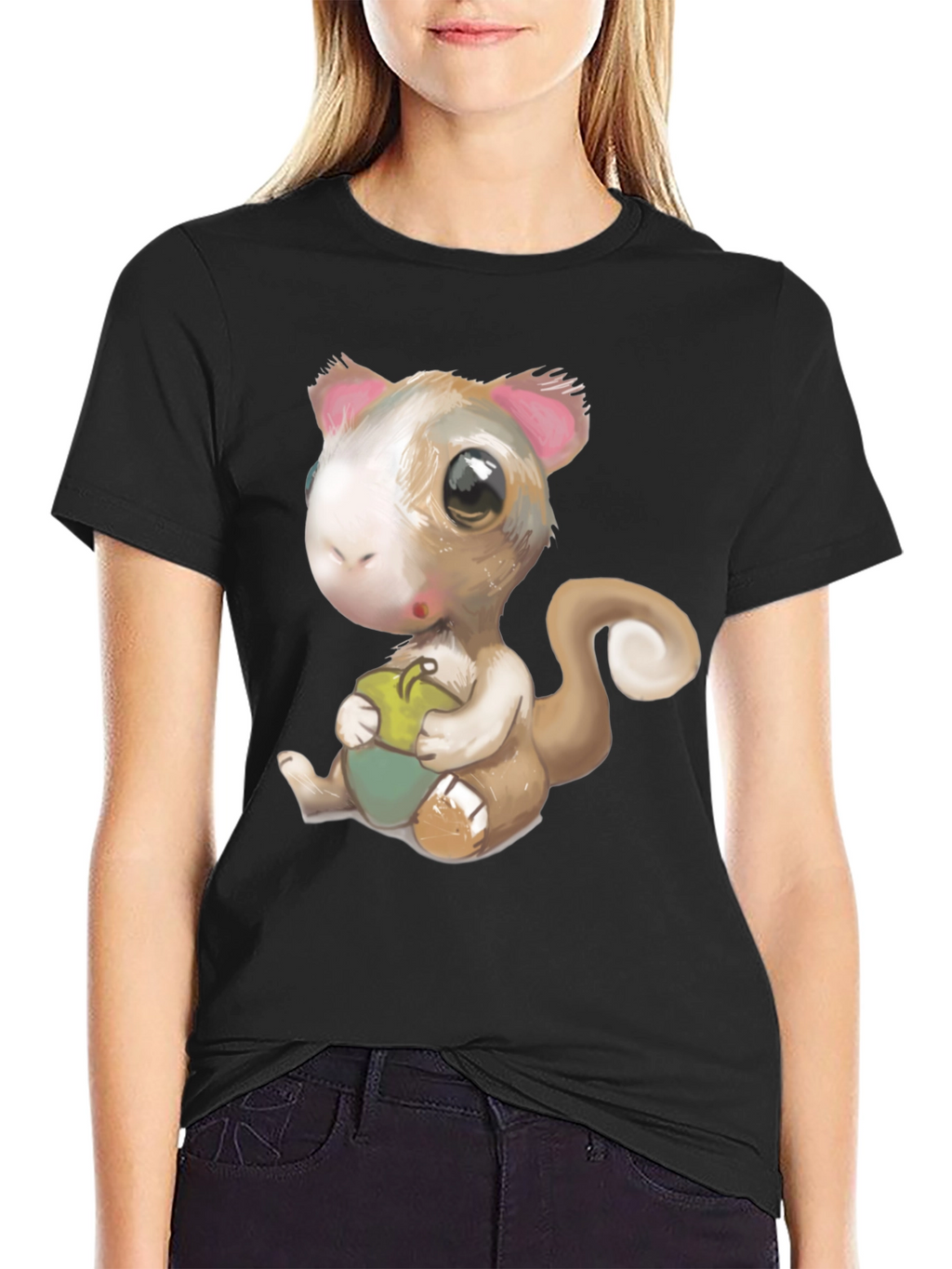 Cute Squirrel Graphic T-Shirt