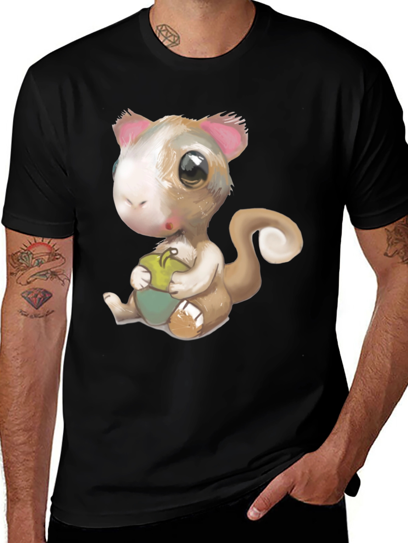 Cute Squirrel Graphic T-Shirt
