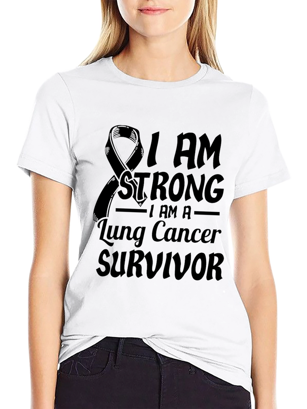 Lung Cancer Survivor Black T-Shirt