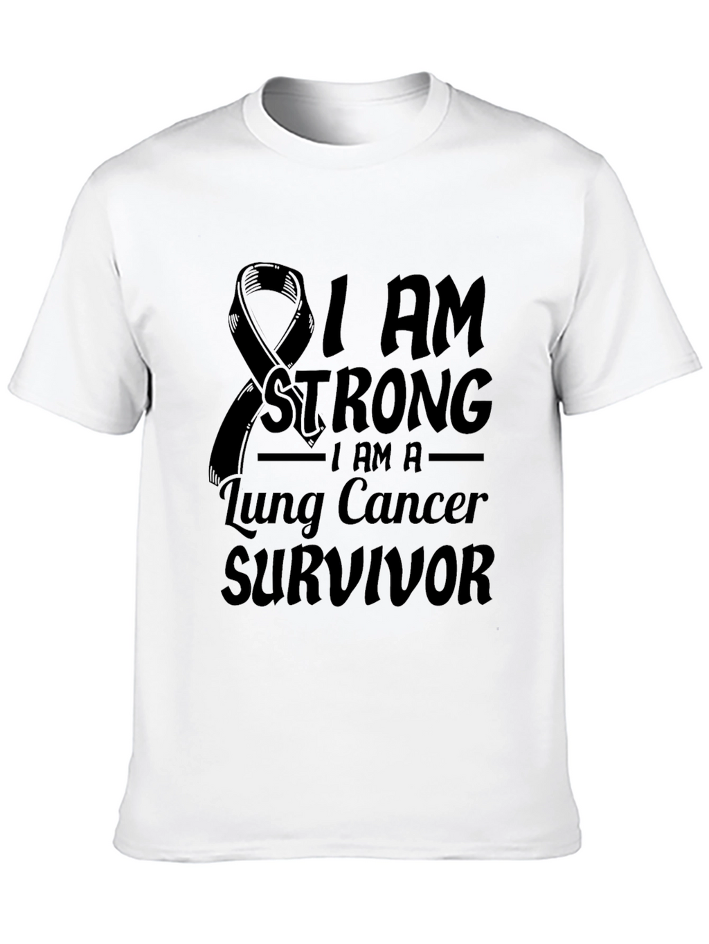 Lung Cancer Survivor Black T-Shirt