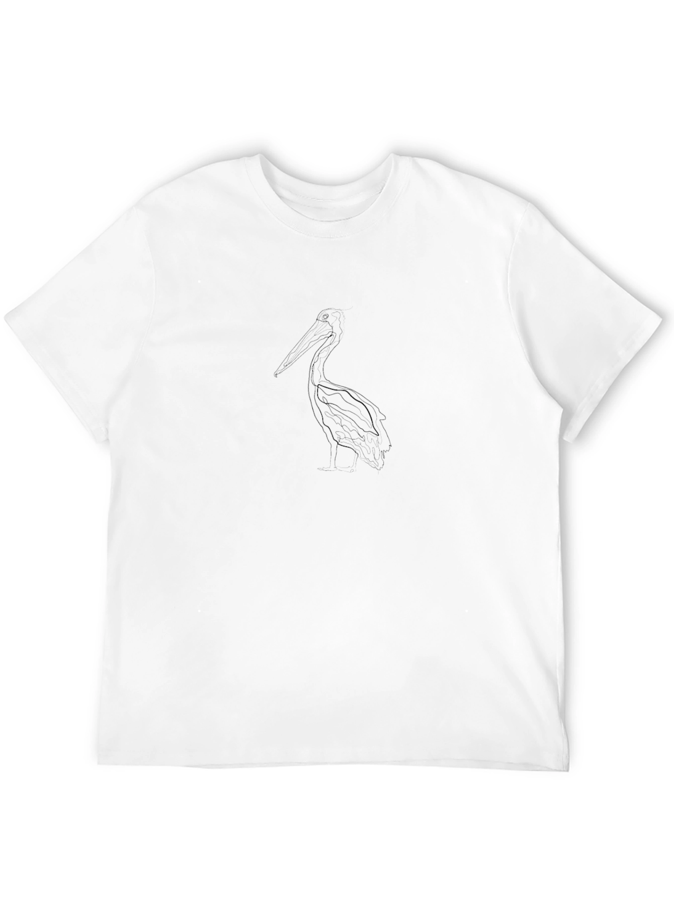 Pelican Sketch Black T-Shirt