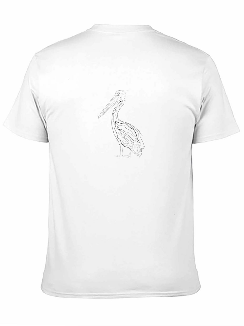 Pelican Sketch Black T-Shirt