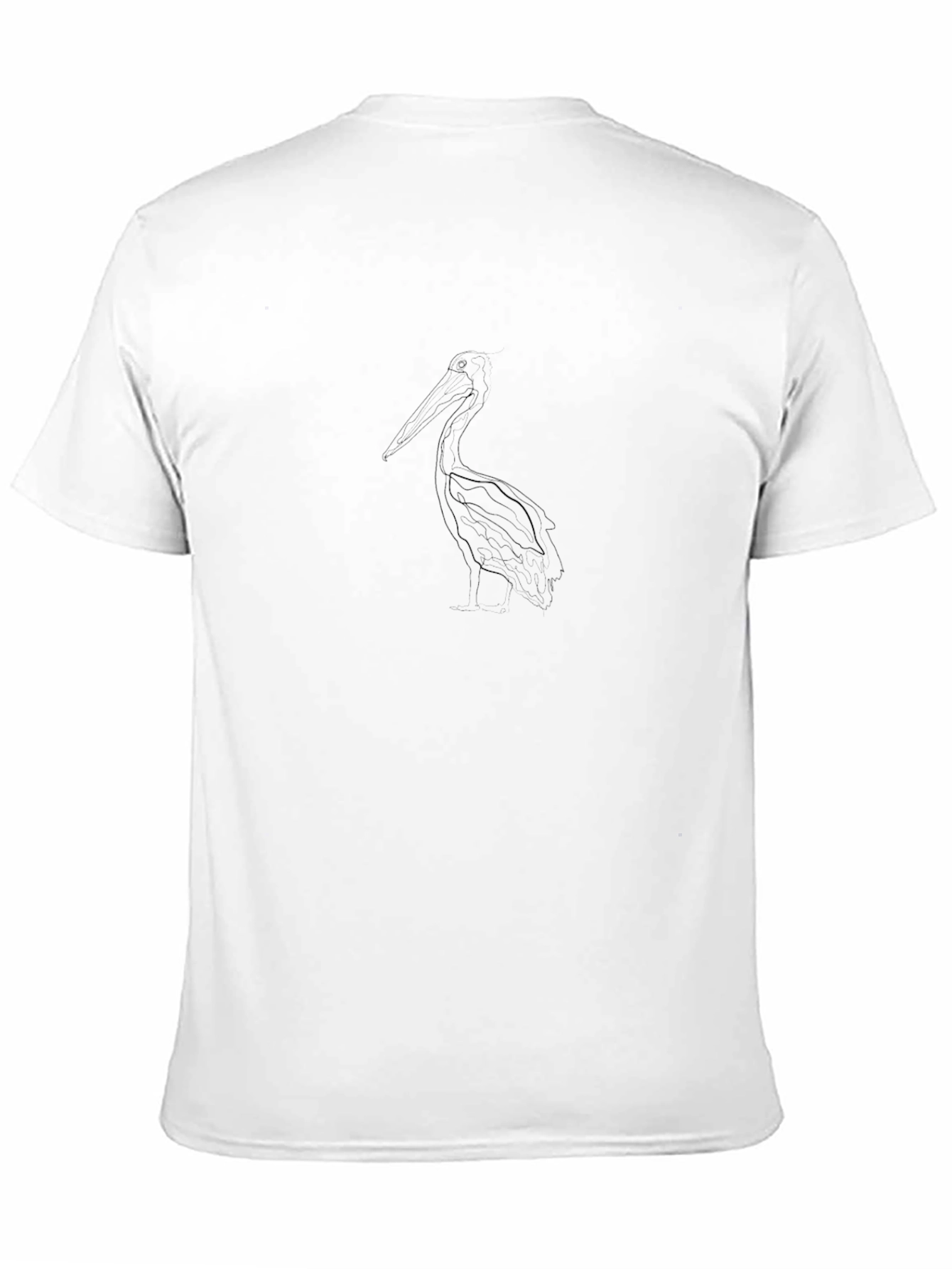 Pelican Sketch Black T-Shirt