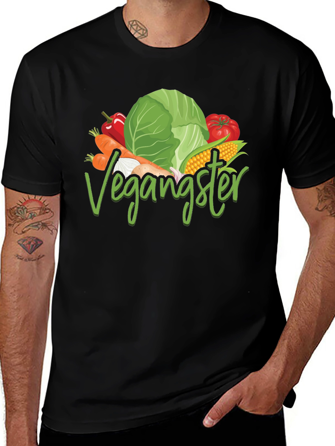 Vegan T-Shirt - Vegangster Tee