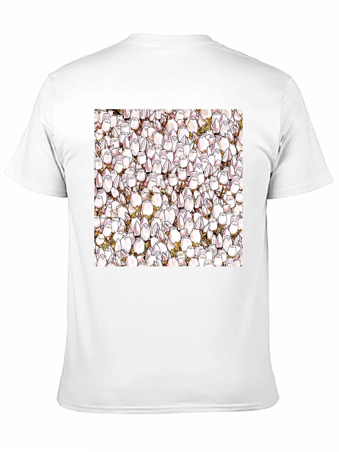 Floral Pattern T-Shirt - Unique Design