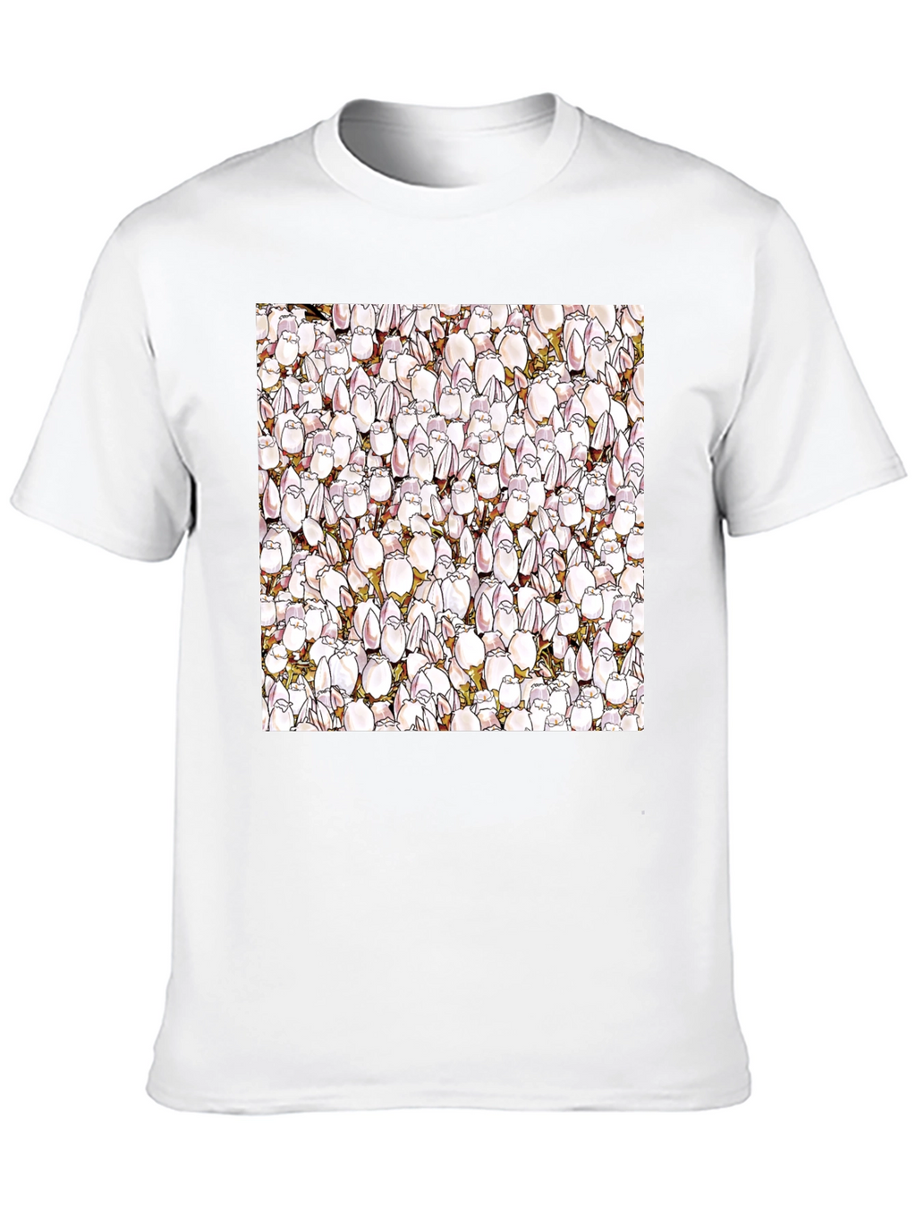 Floral Pattern T-Shirt - Unique Design