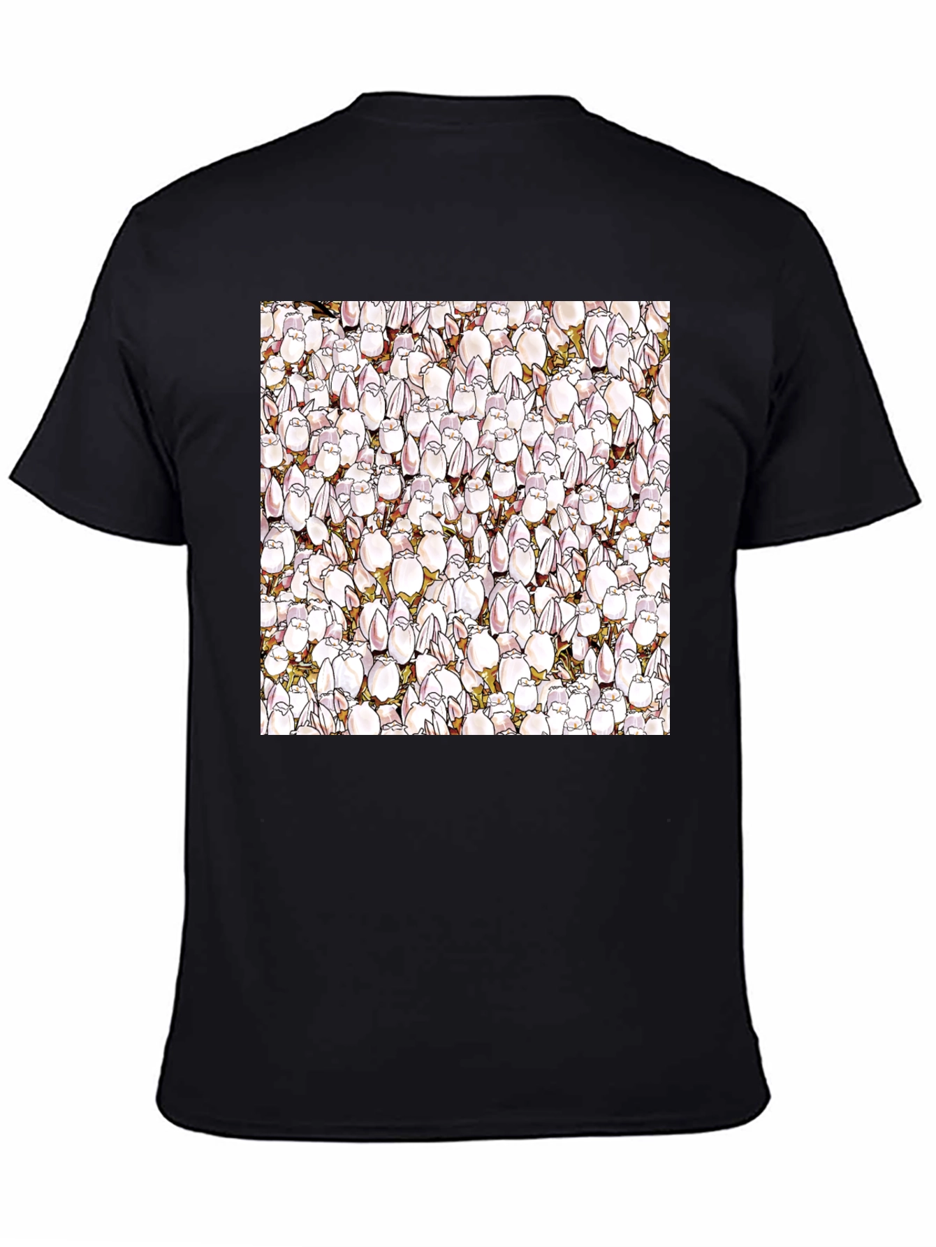 Floral Pattern T-Shirt - Unique Design
