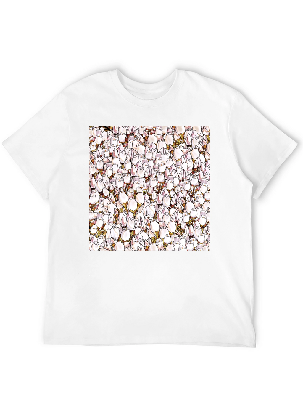 Floral Pattern T-Shirt - Unique Design