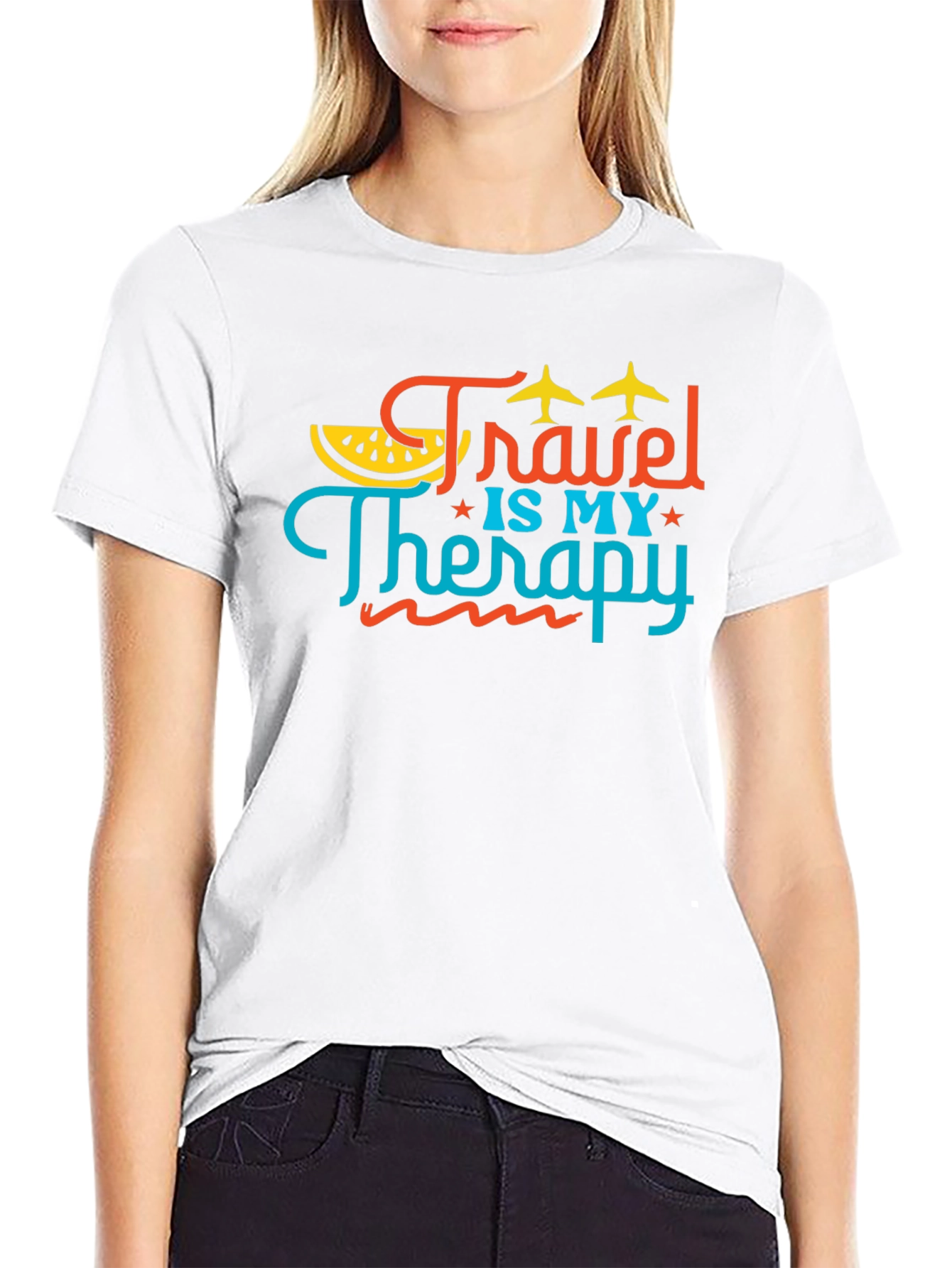 Travel is My Therapy Graphic Tee