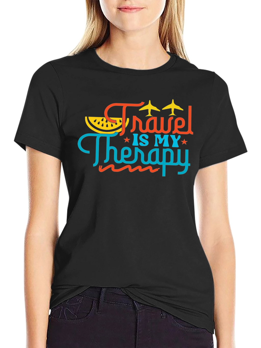 Travel is My Therapy Graphic Tee