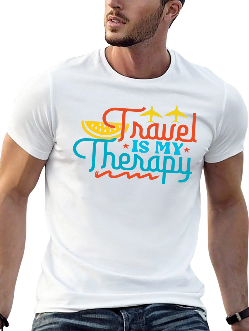 Travel is My Therapy Graphic Tee