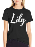 Lily Script T-Shirt - Personalized Name Tee