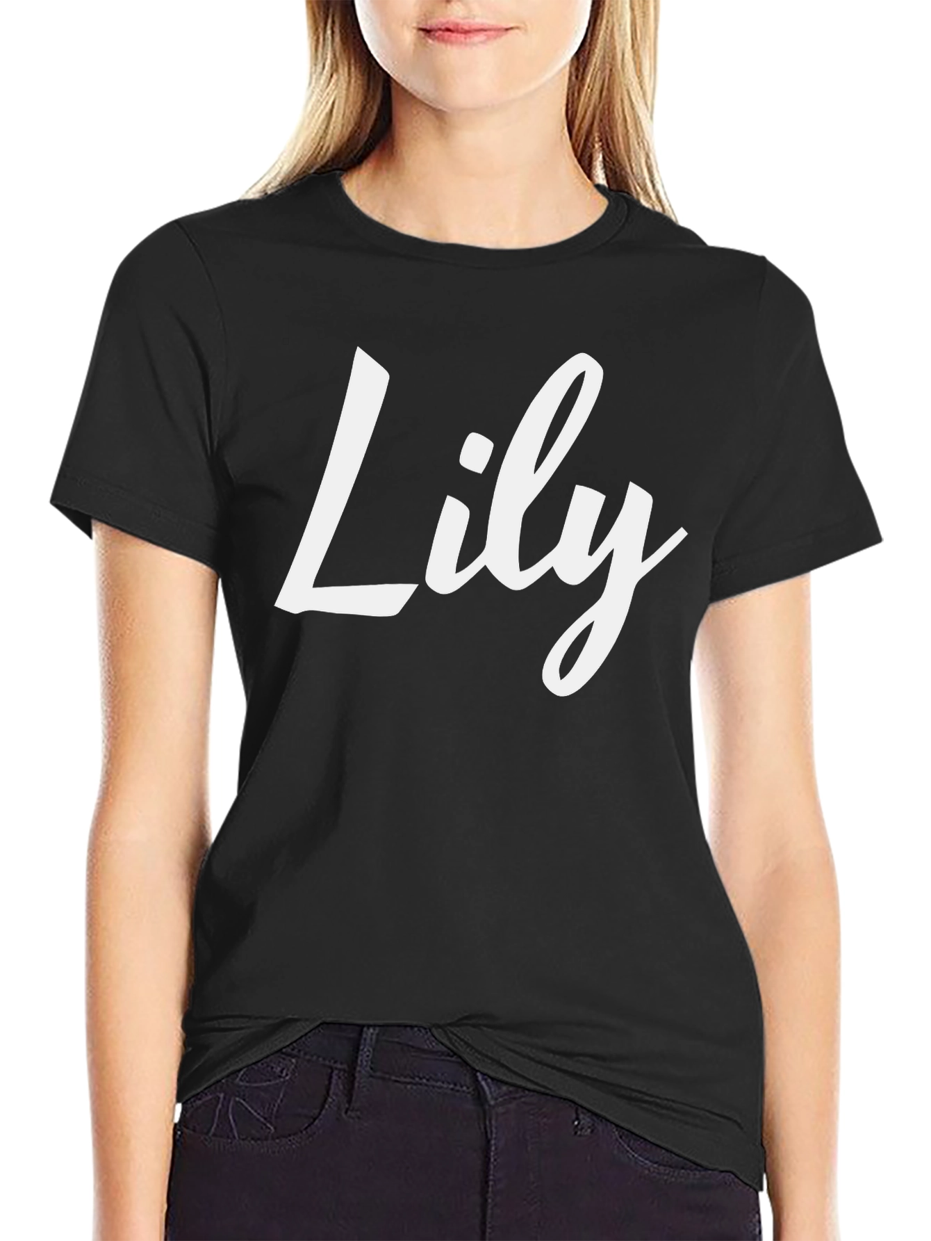 Lily Script T-Shirt - Personalized Name Tee
