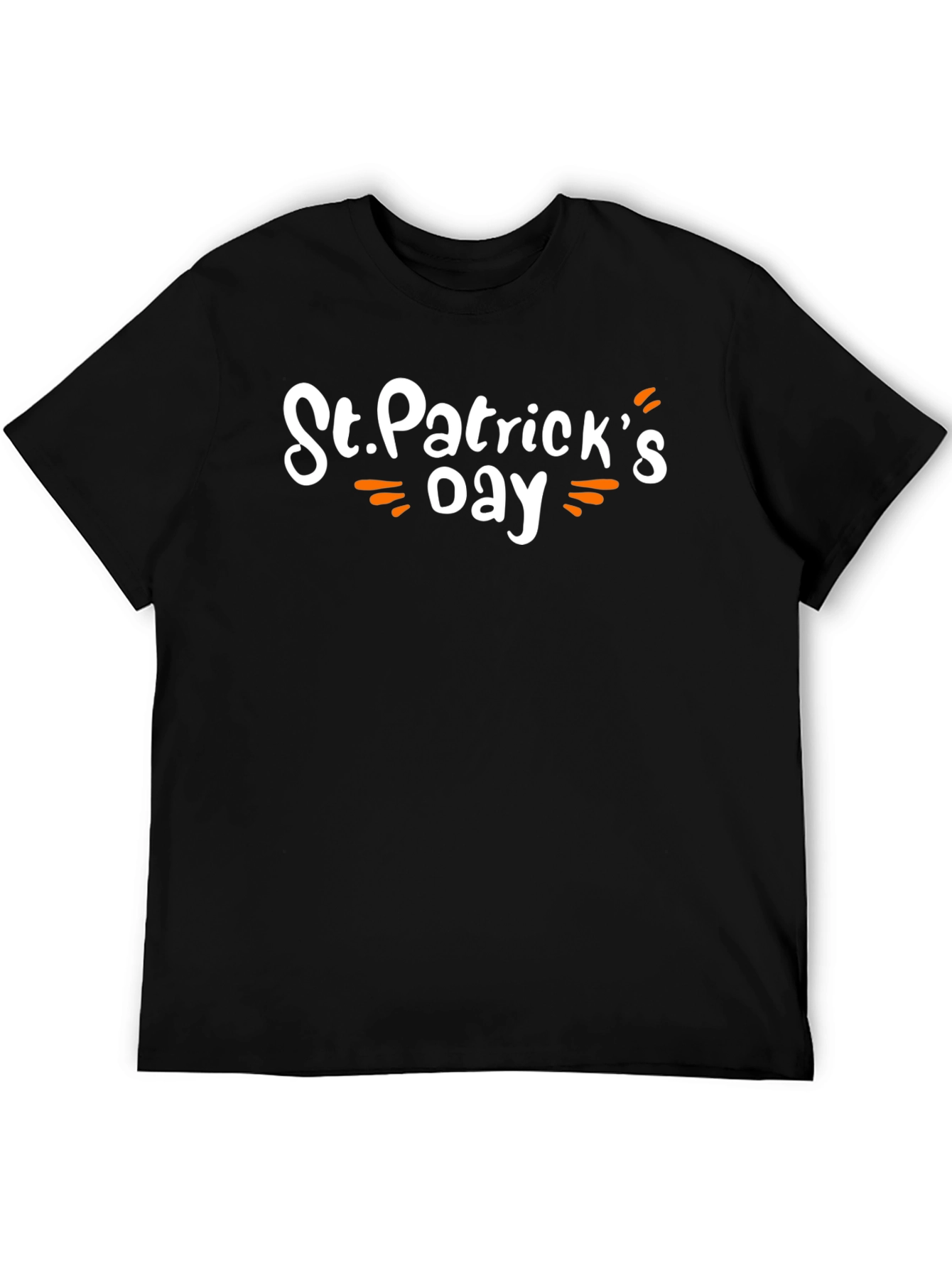 St. Patricks Day Graphic Black T-Shirt