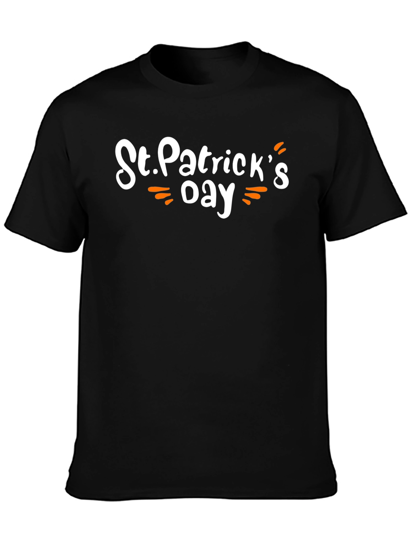 St. Patricks Day Graphic Black T-Shirt