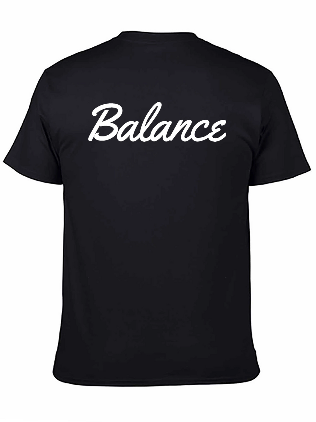 Balance Black Graphic Tee - Mens Casual Style
