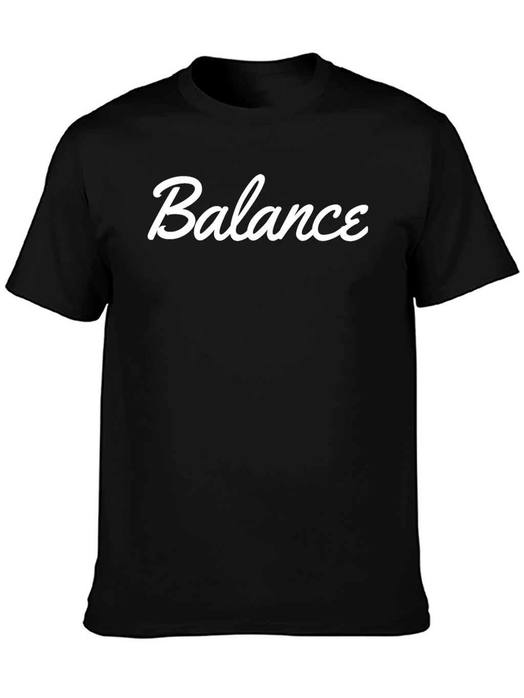 Balance Black Graphic Tee - Mens Casual Style