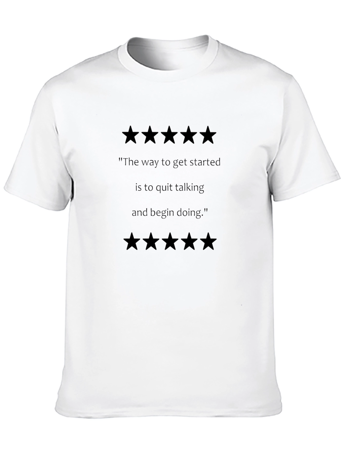 Motivational Quote Graphic Tee - Start Doing