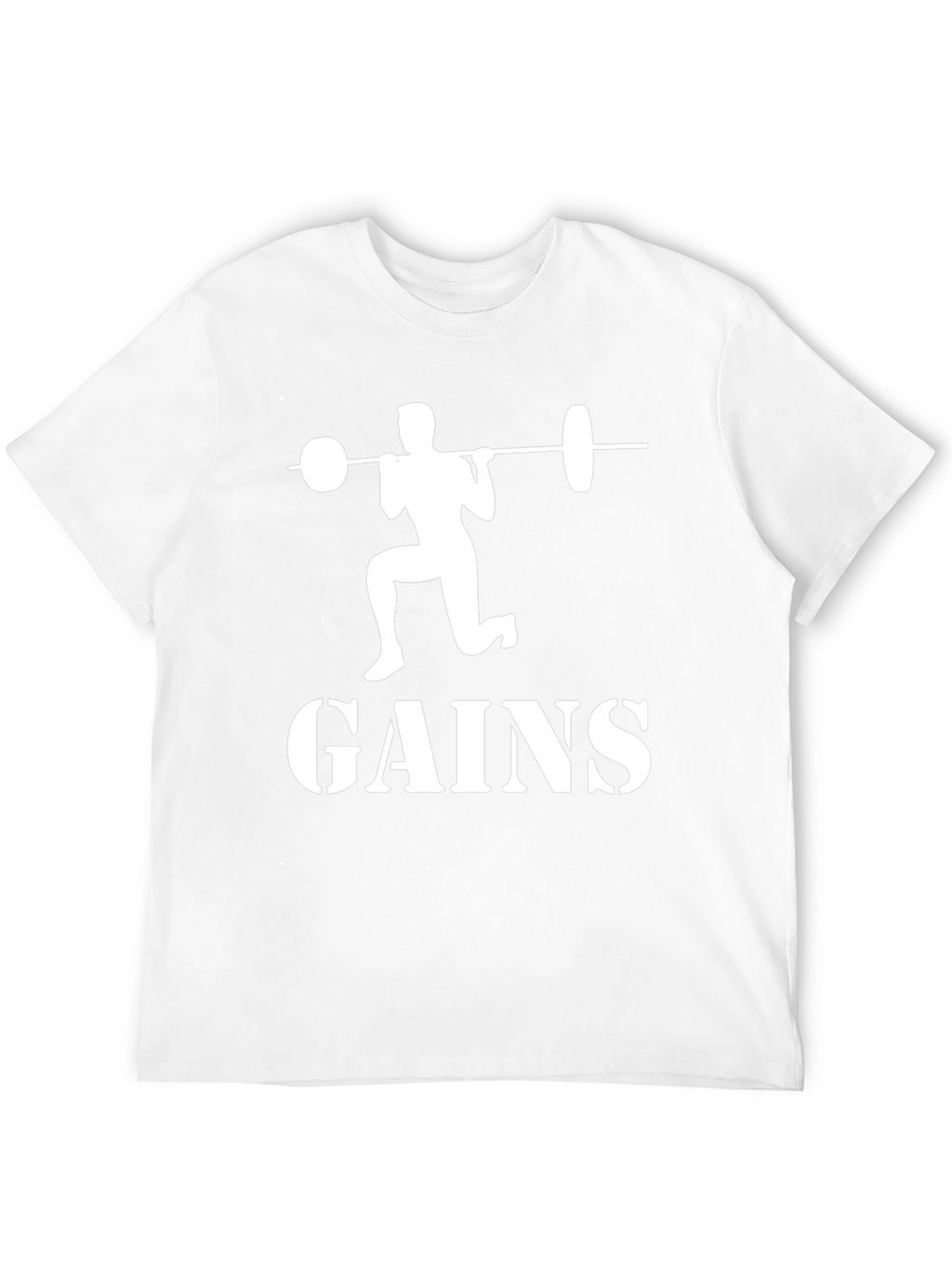Gains Graphic Tee - Fitness Motivation T-Shirt