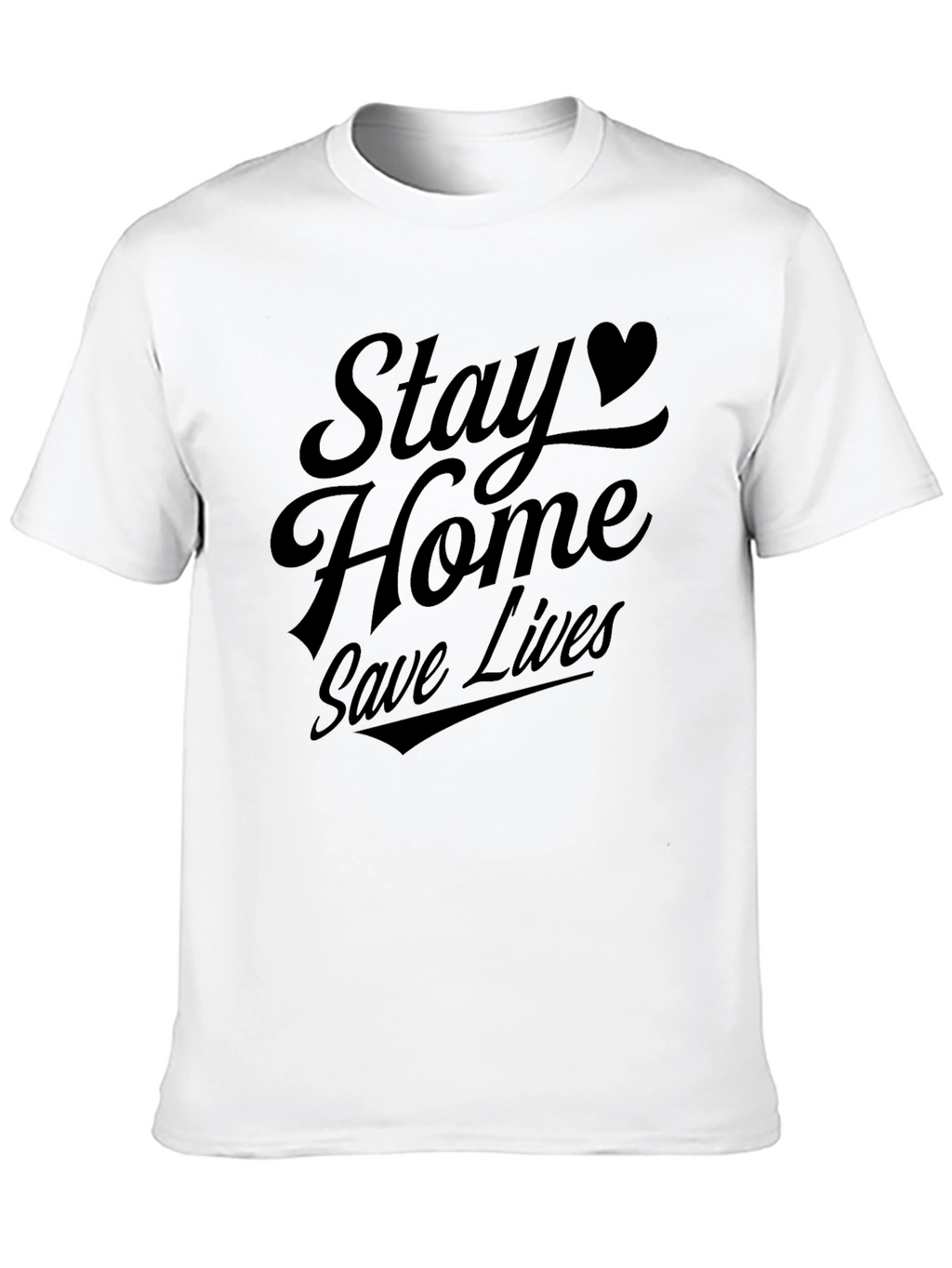 Stay Home Save Lives Graphic Tee