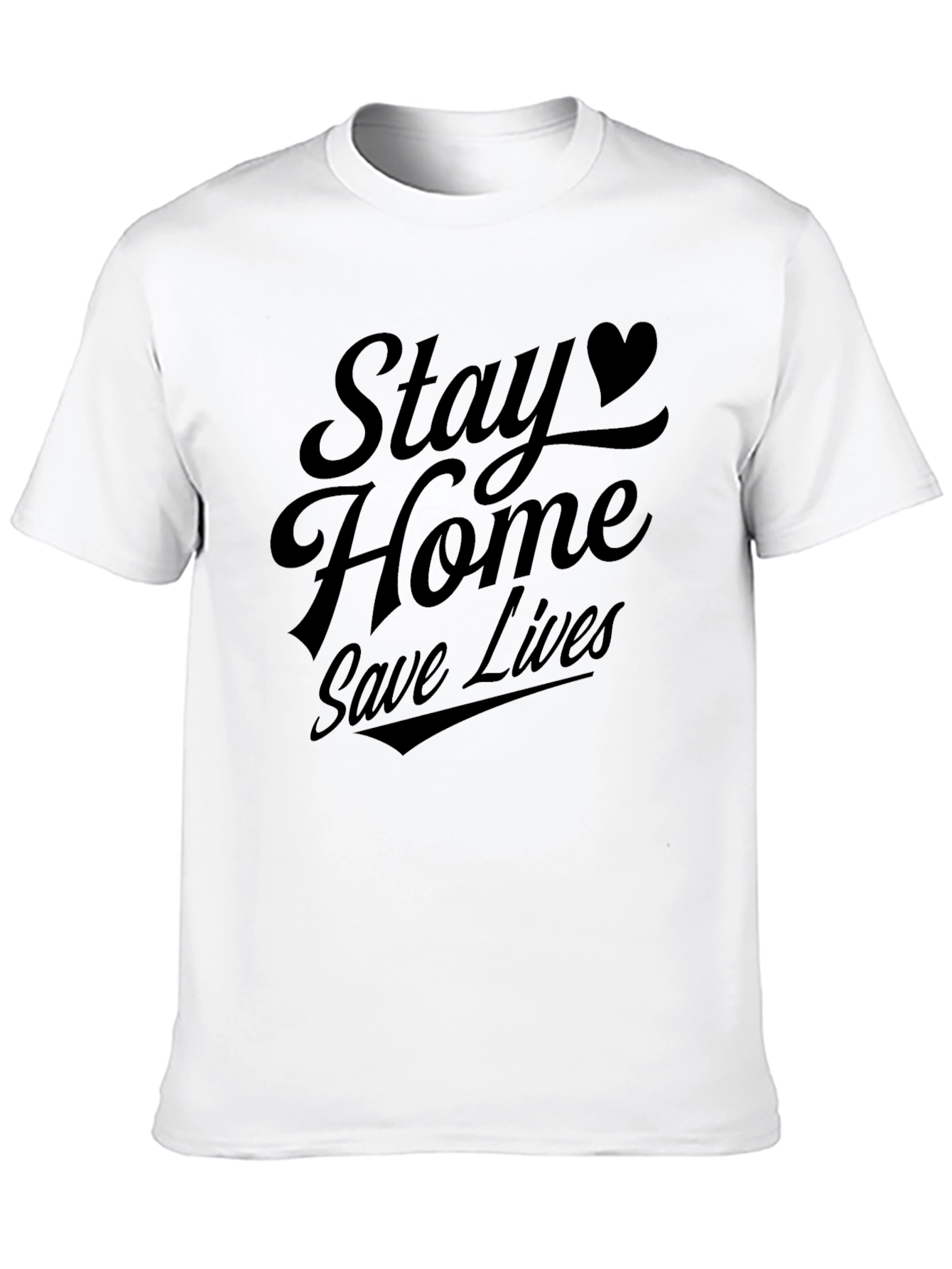 Stay Home Save Lives Graphic Tee