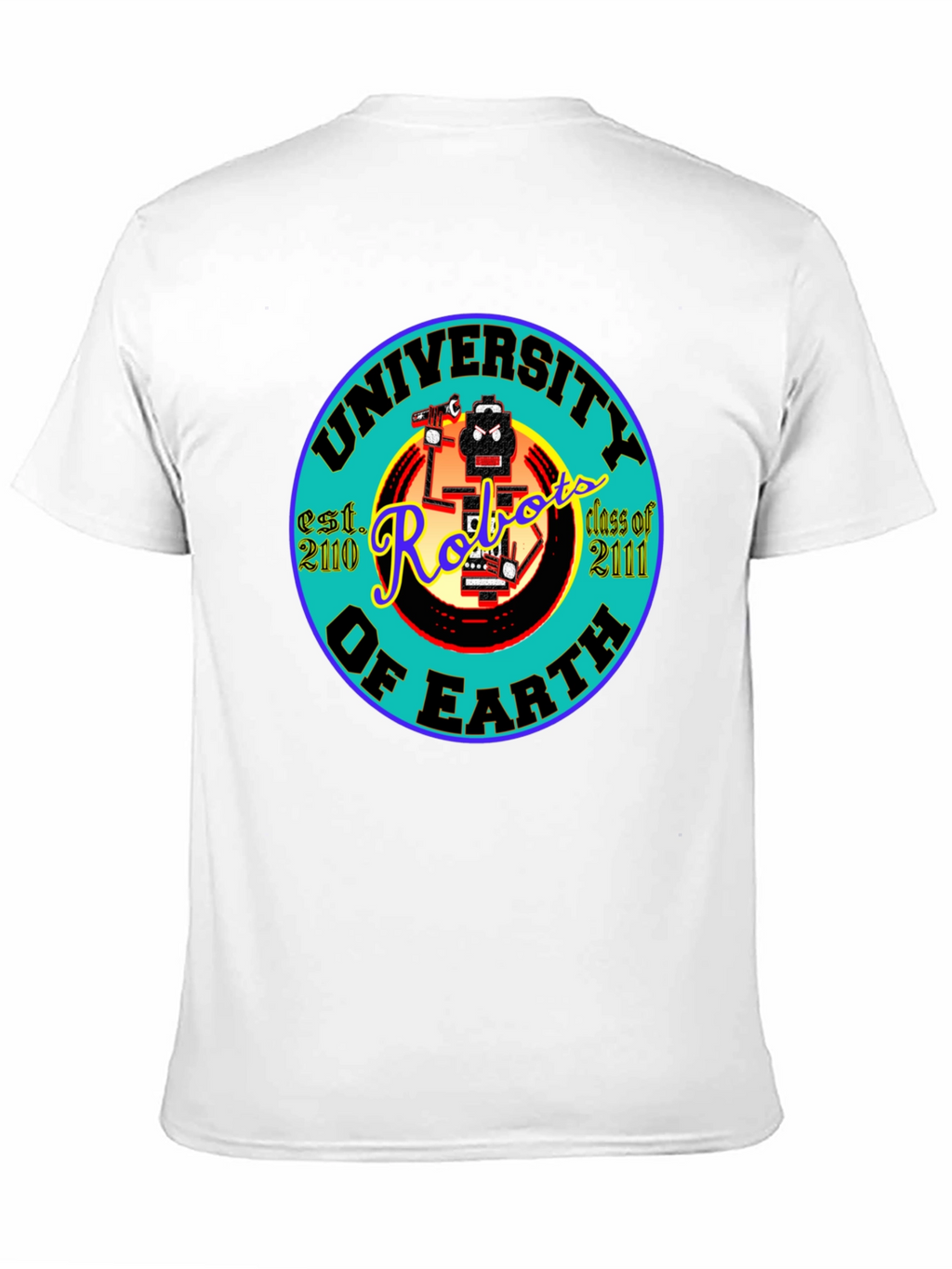 University of Earth Robots T-Shirt