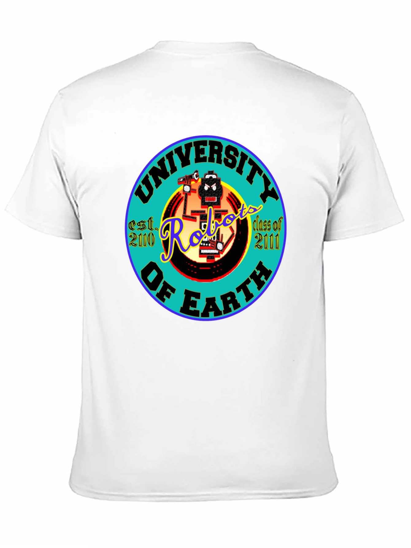 University of Earth Robots T-Shirt