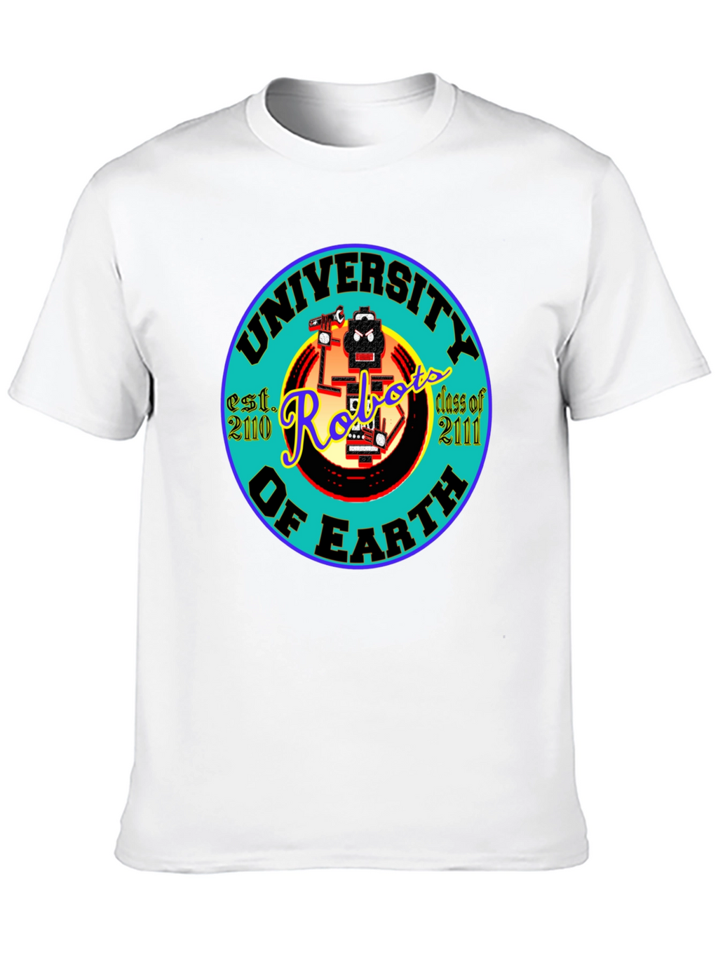University of Earth Robots T-Shirt