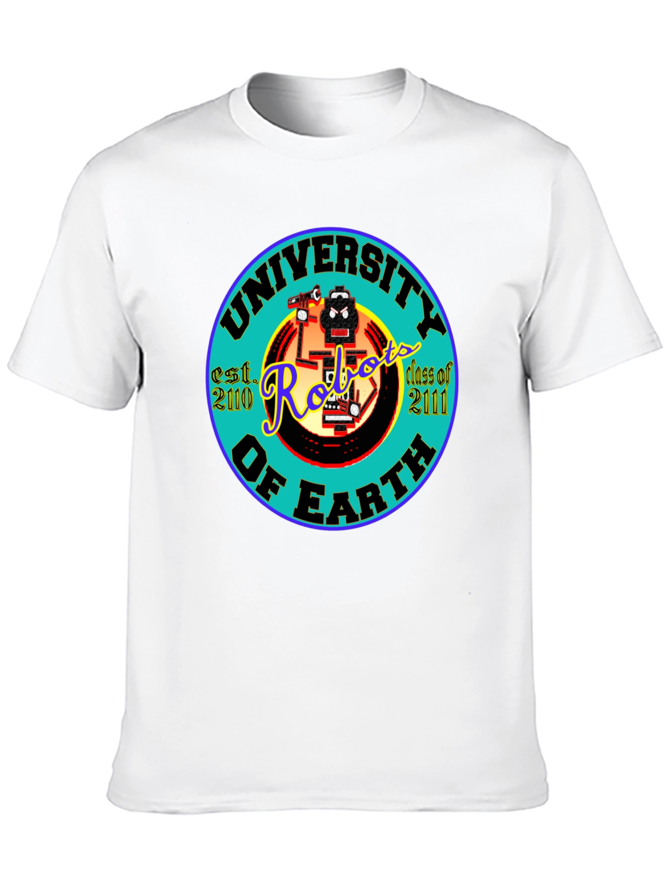 University of Earth Robots T-Shirt
