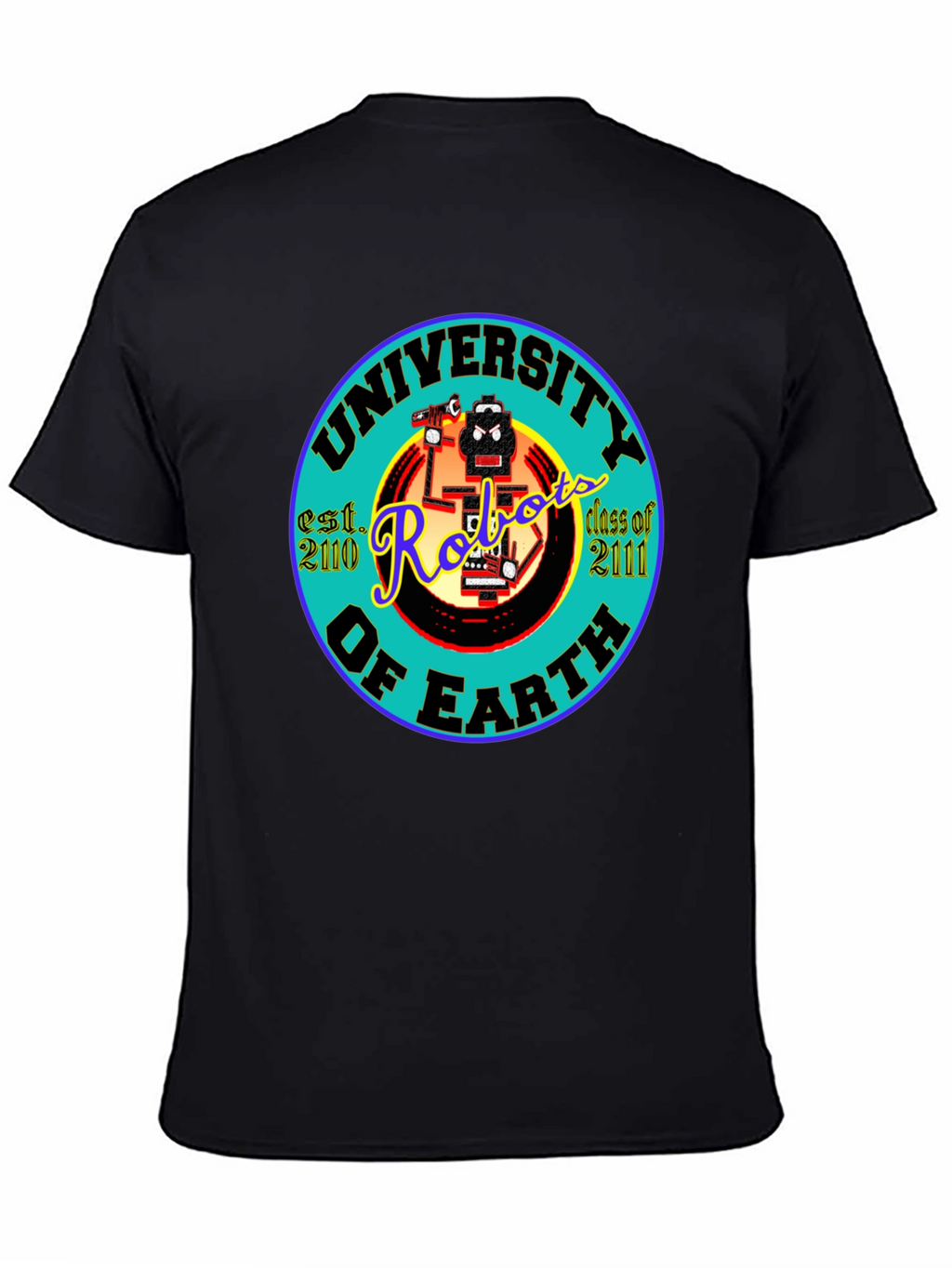 University of Earth Robots T-Shirt