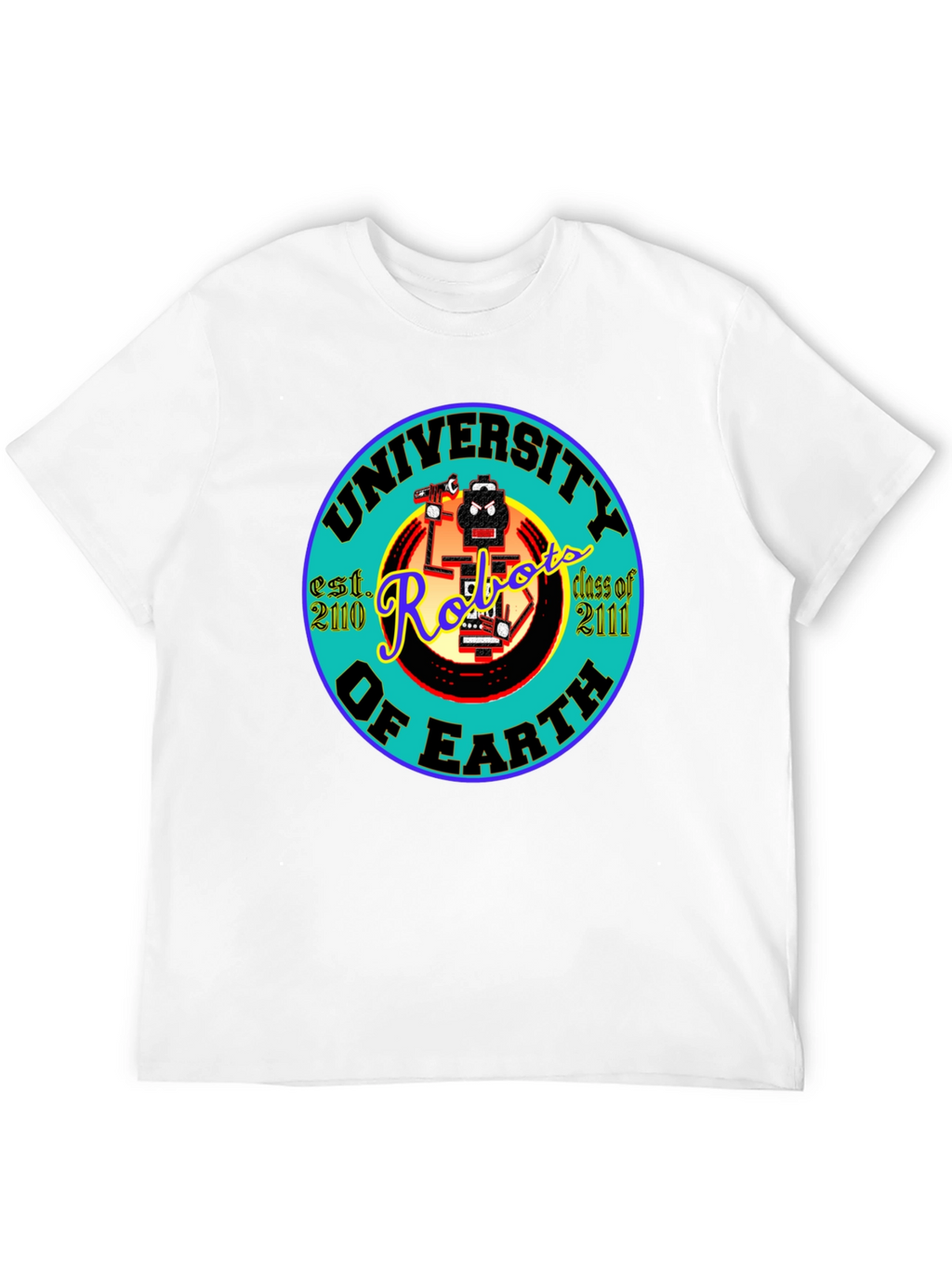 University of Earth Robots T-Shirt