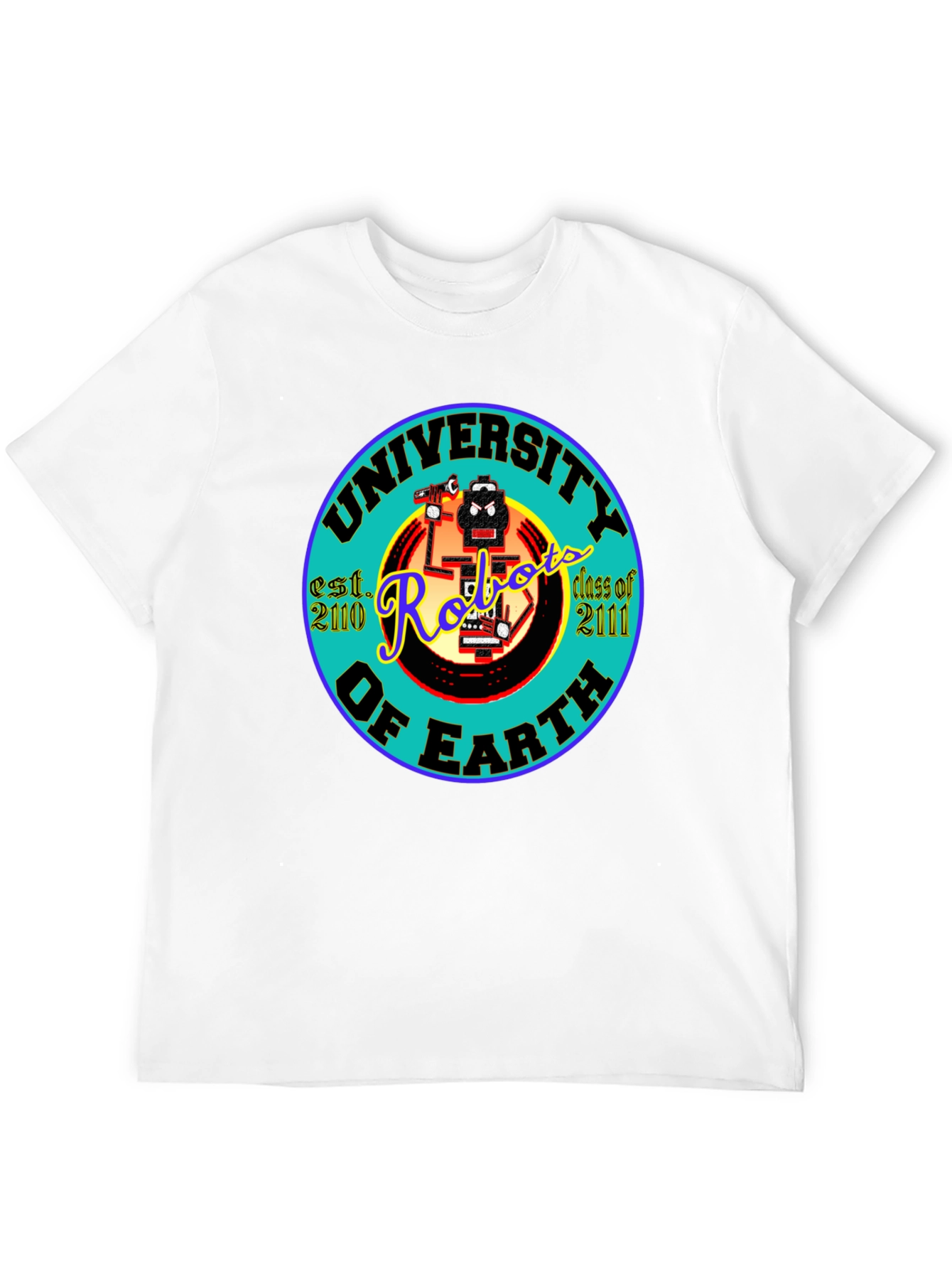 University of Earth Robots T-Shirt