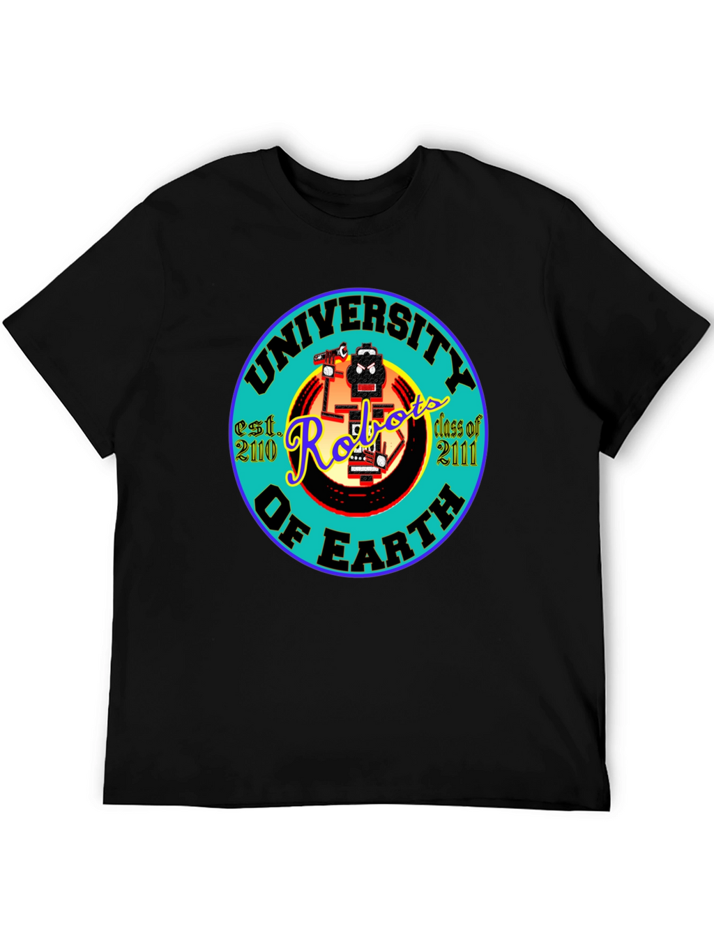 University of Earth Robots T-Shirt