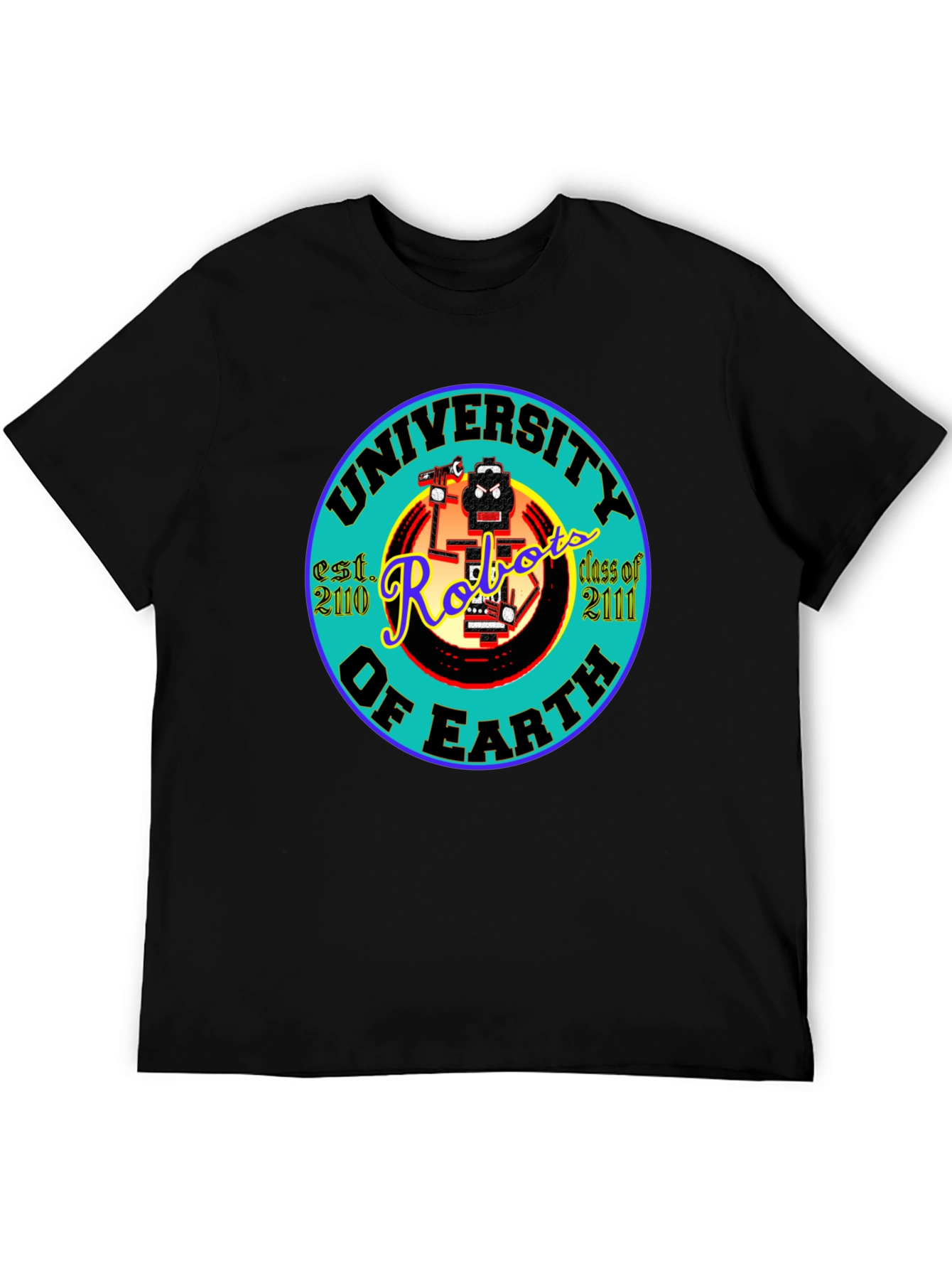 University of Earth Robots T-Shirt