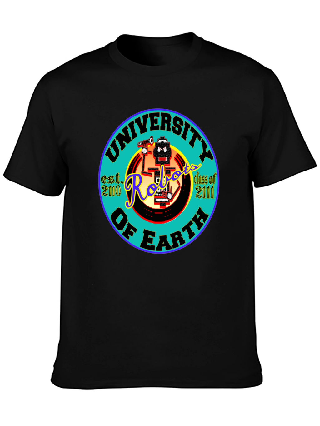University of Earth Robots T-Shirt