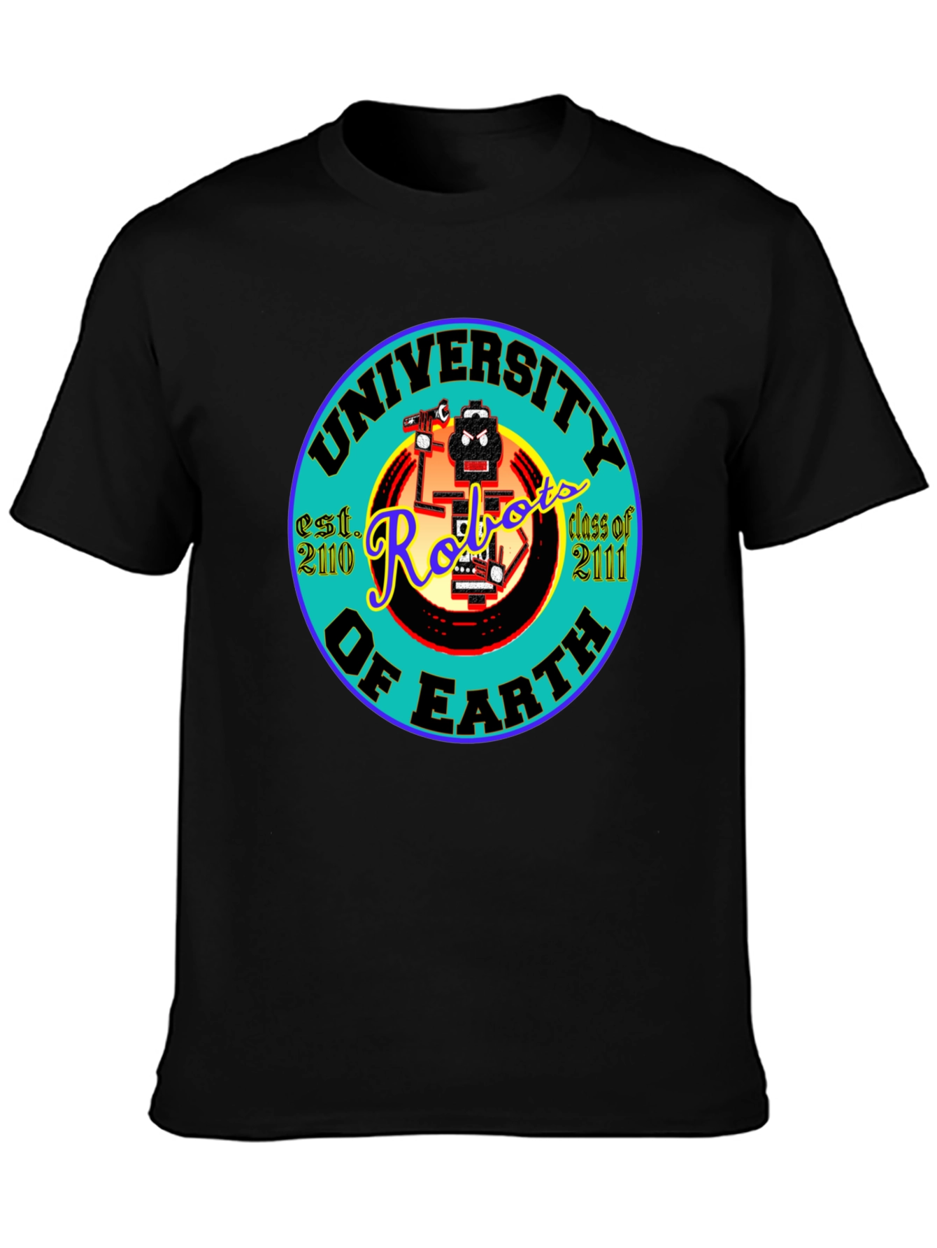 University of Earth Robots T-Shirt