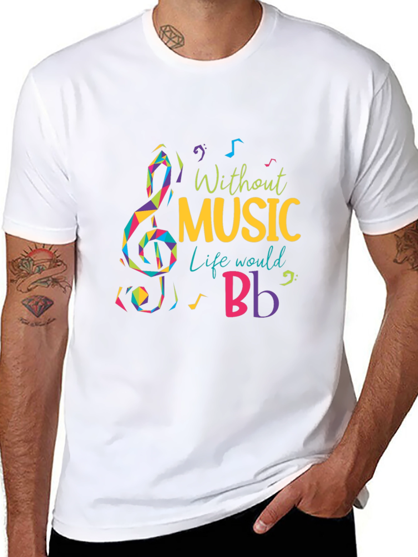 Without Music Life Would B Flat T-Shirt