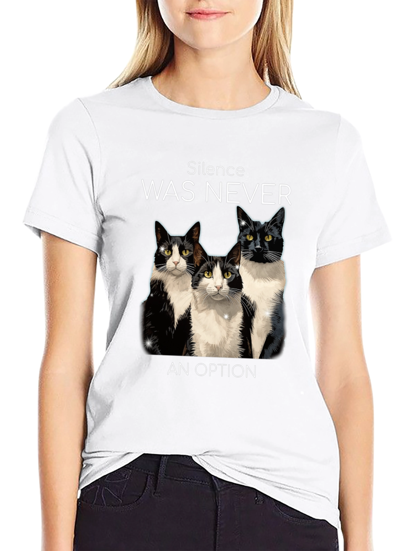 Silence Was Never An Option Cats T-Shirt