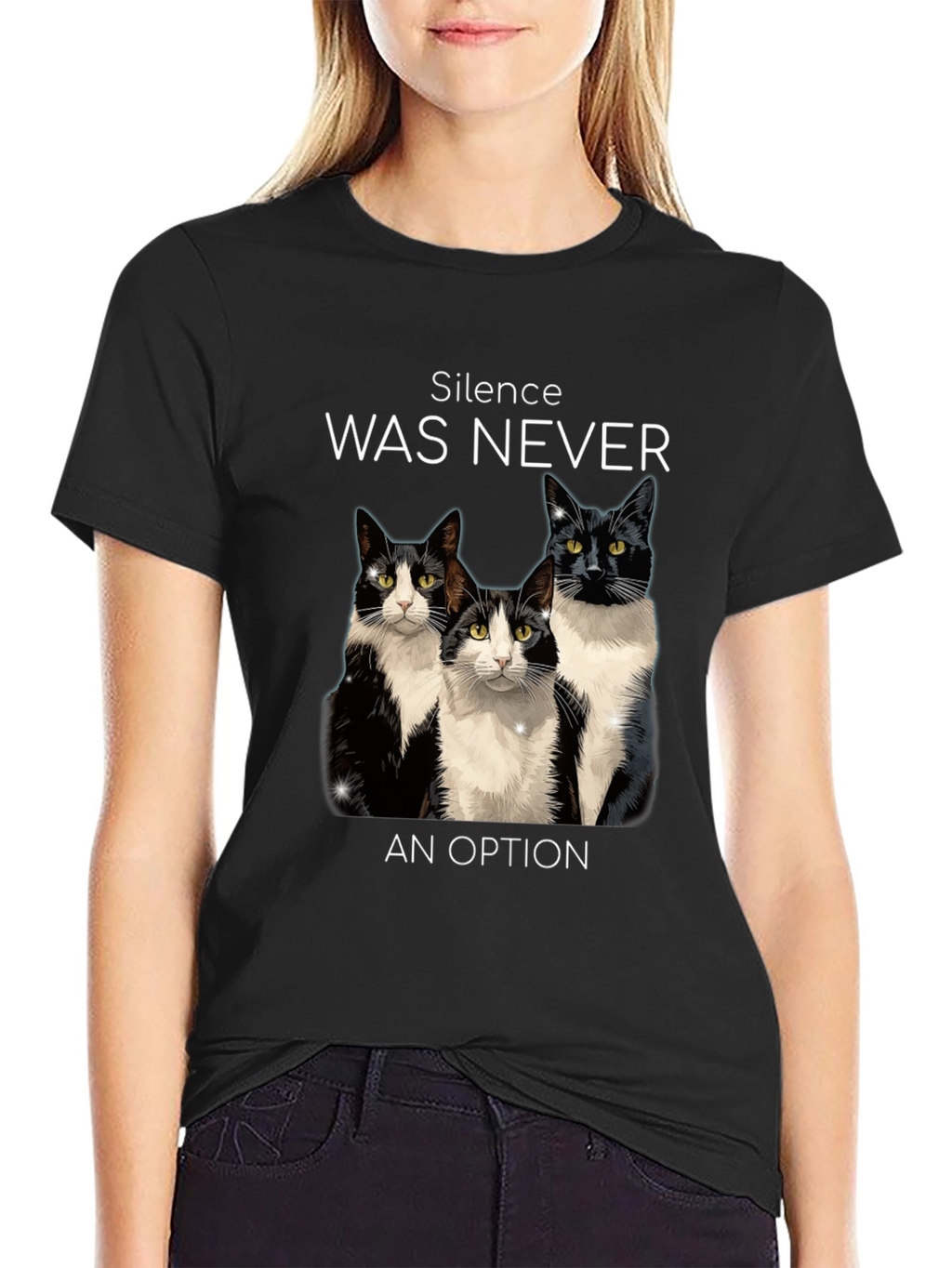 Silence Was Never An Option Cats T-Shirt