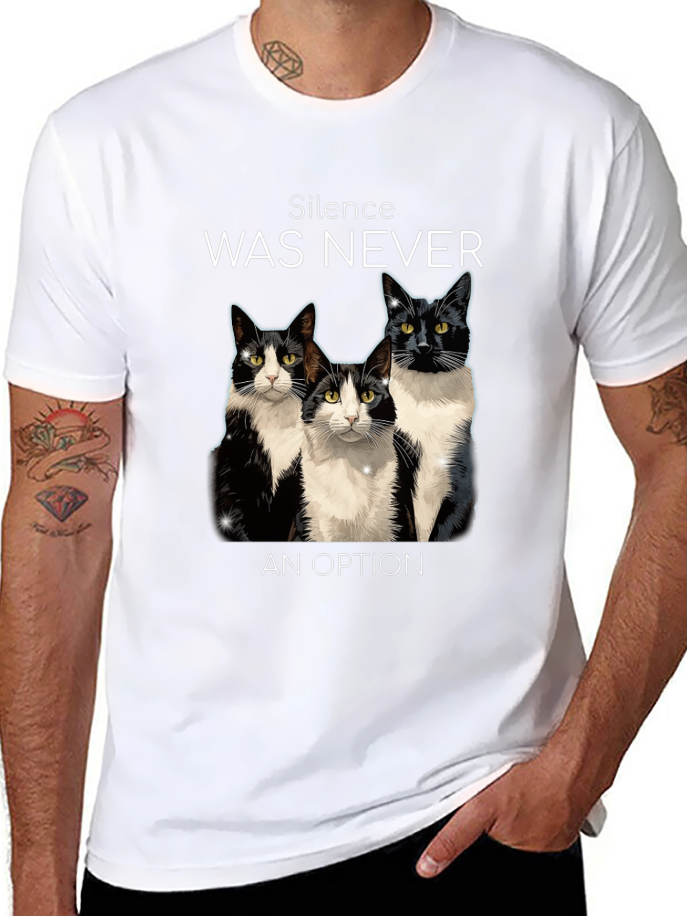 Silence Was Never An Option Cats T-Shirt