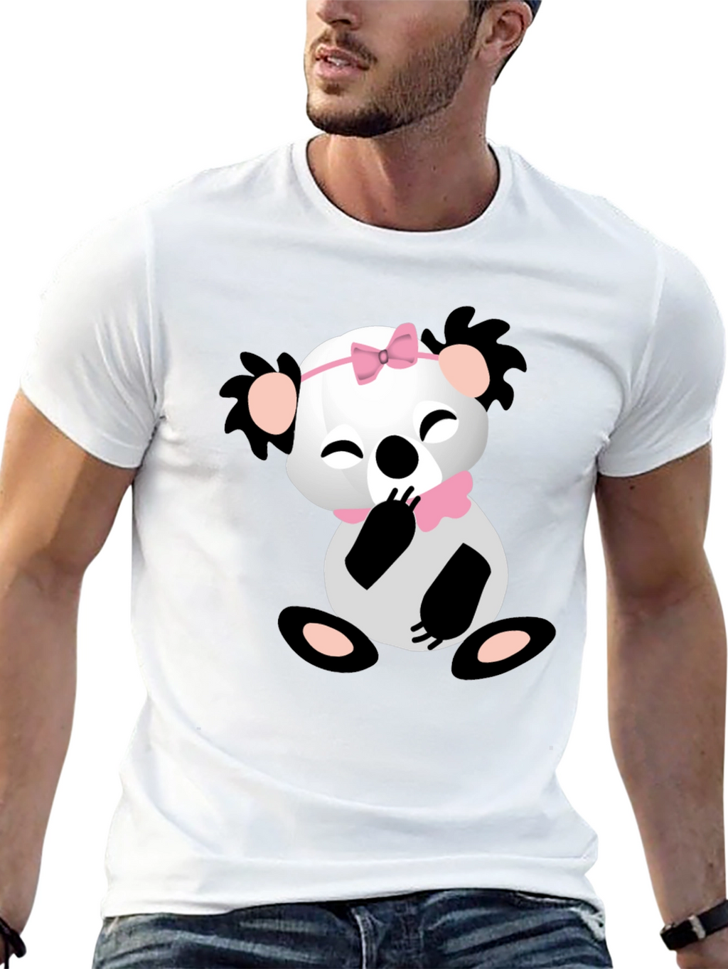 Cute Koala Bear Graphic Tee - Soft Cotton Blend