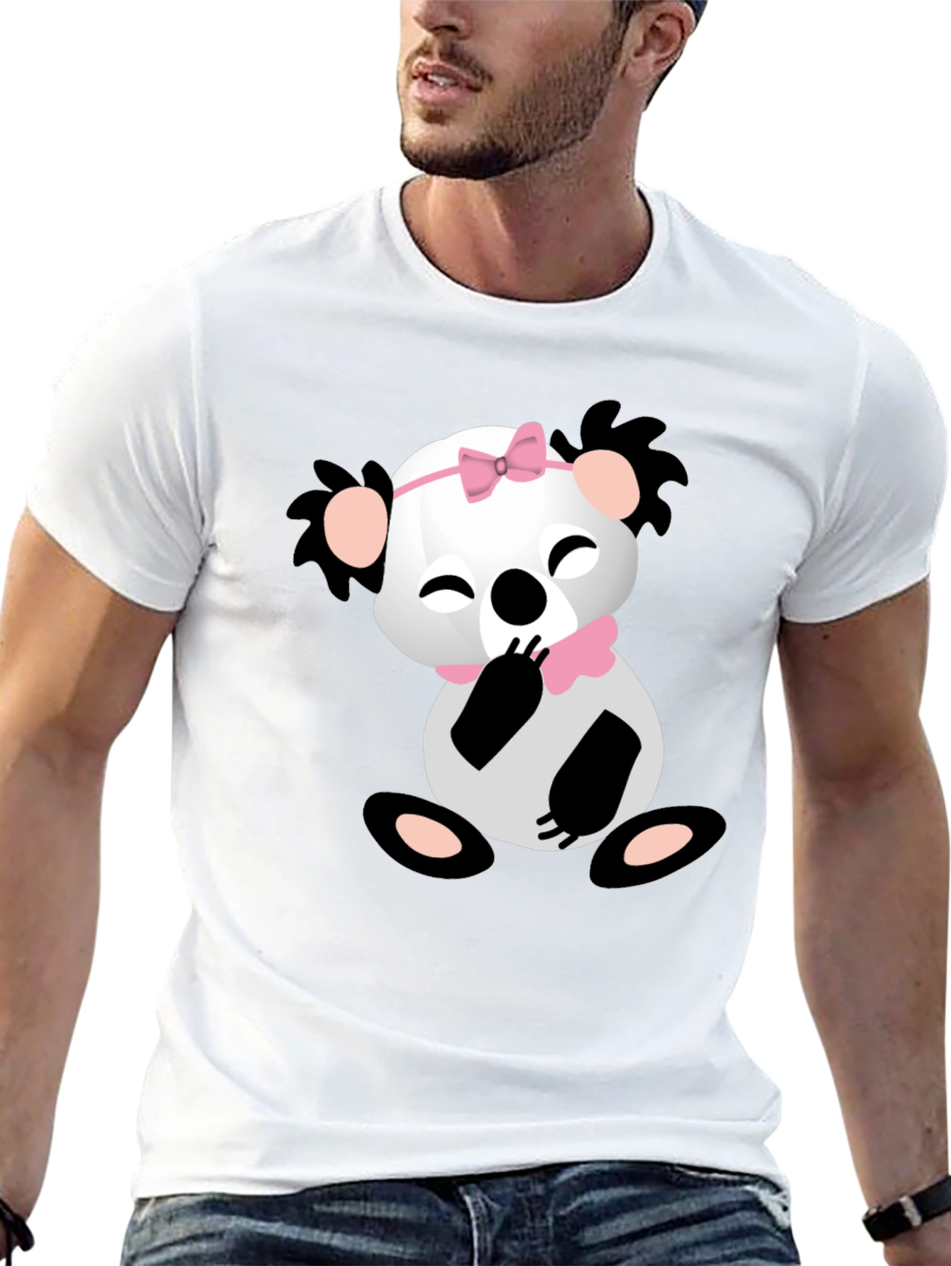 Cute Koala Bear Graphic Tee - Soft Cotton Blend