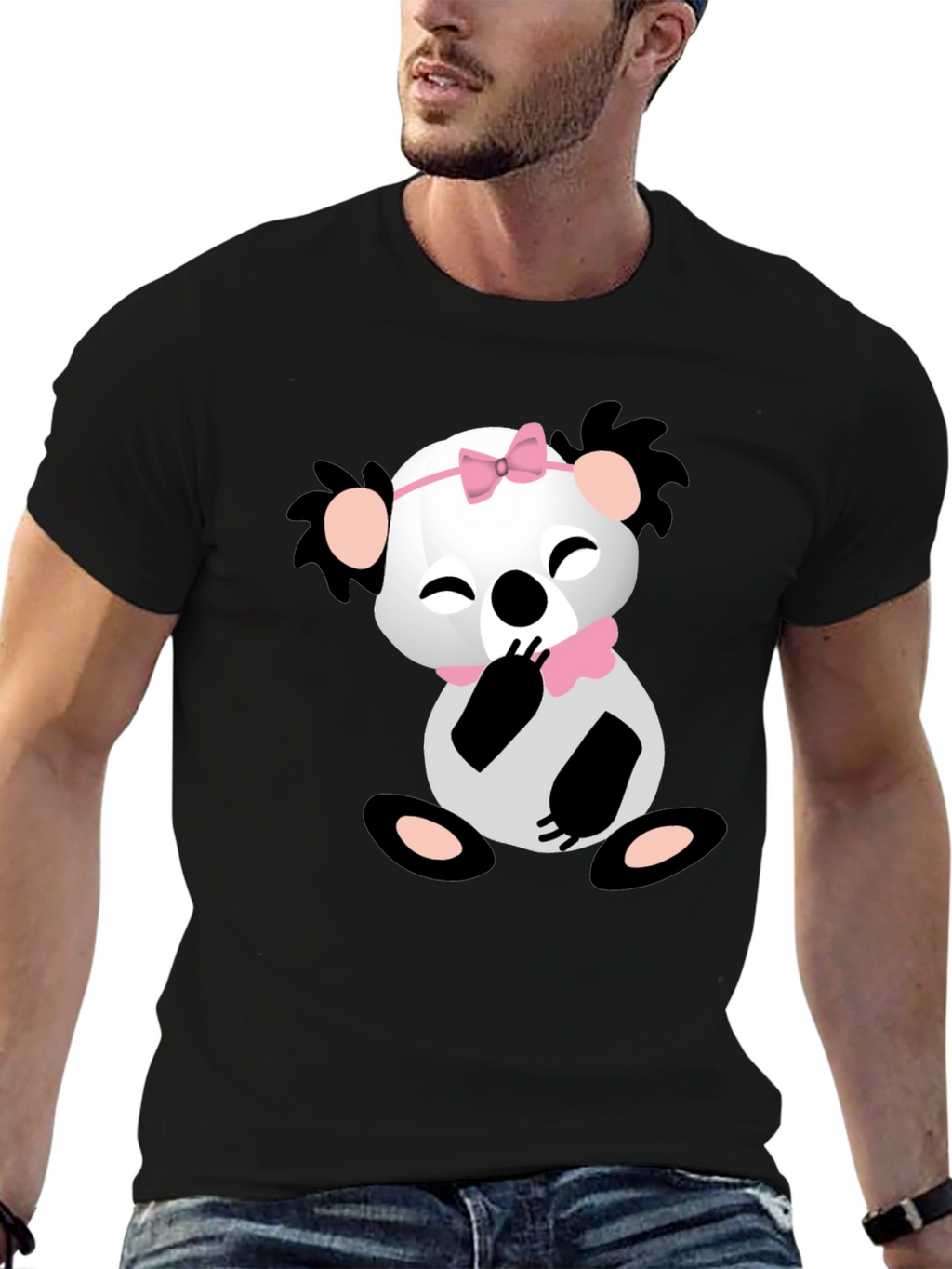 Cute Koala Bear Graphic Tee - Soft Cotton Blend