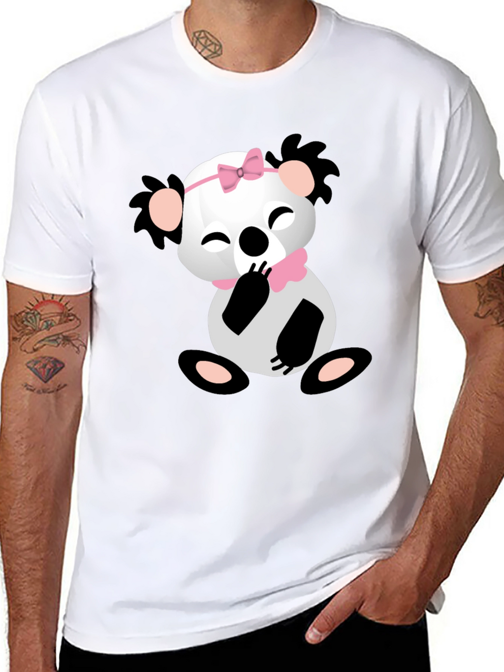 Cute Koala Bear Graphic Tee - Soft Cotton Blend