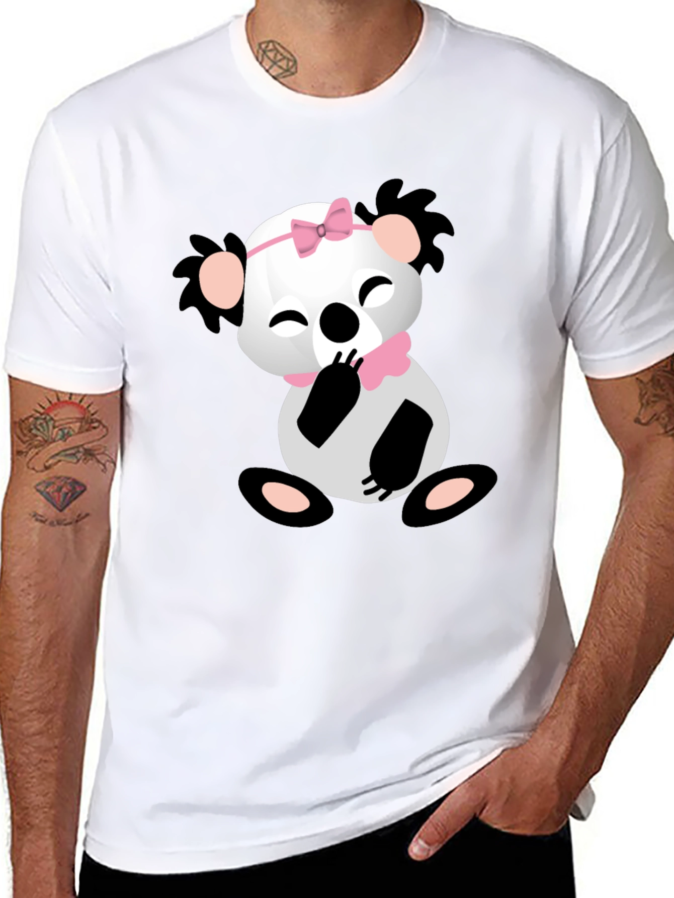 Cute Koala Bear Graphic Tee - Soft Cotton Blend