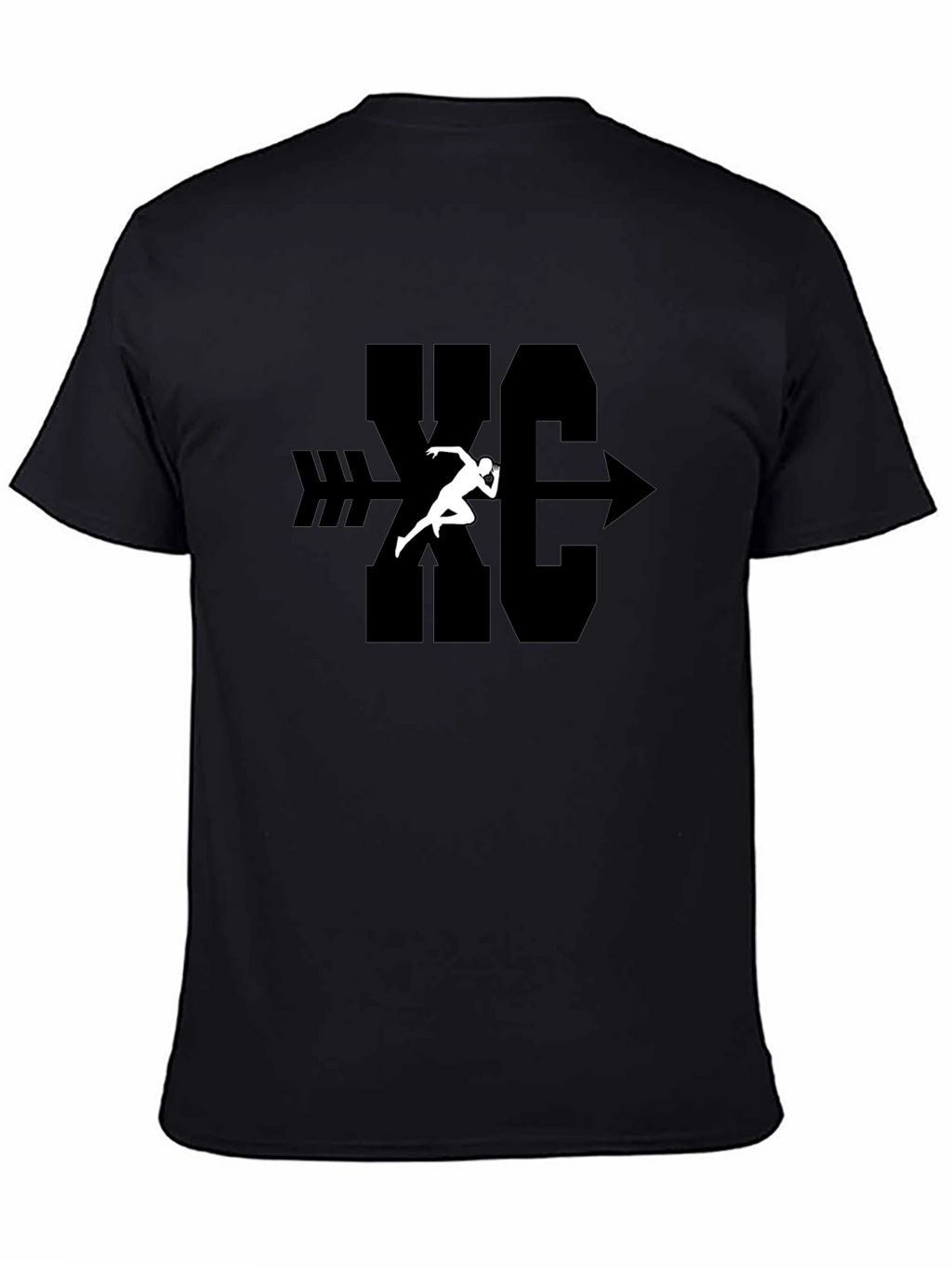 XC Cross Country Runner Arrow Graphic T-Shirt