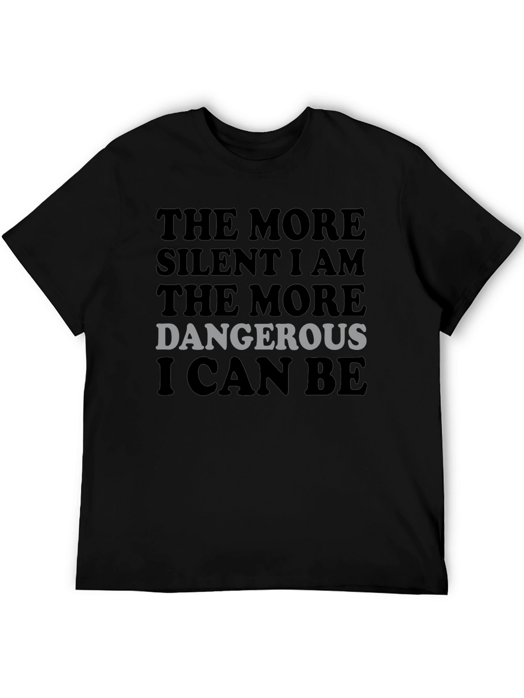 Silent Danger T-Shirt - Mens Crew Neck Tee