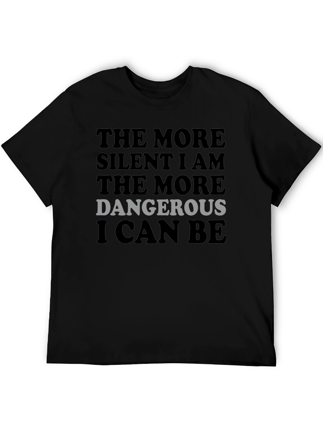 Silent Danger T-Shirt - Mens Crew Neck Tee